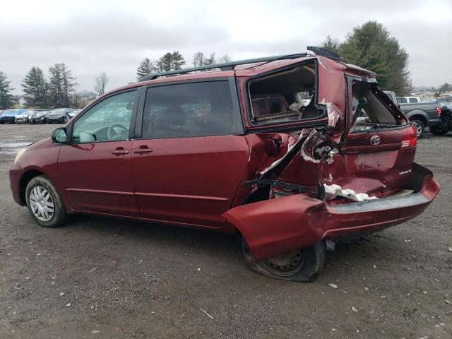 5TDZA23C85S318684 - 2005 TOYOTA SIENNA CE MAROON photo 2