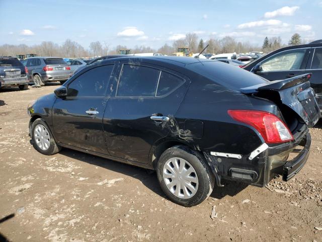 3N1CN7AP7KL872607 - 2019 NISSAN VERSA S BLACK photo 2