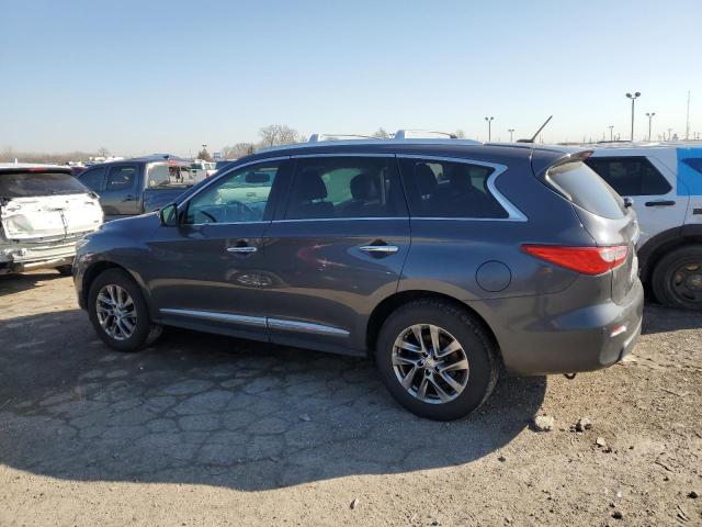 5N1AL0MM6DC325437 - 2013 INFINITI JX35 GRAY photo 2