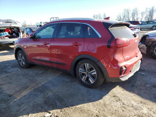 KNDCB3LC4N5542565 - 2022 KIA NIRO LX BURGUNDY photo 2