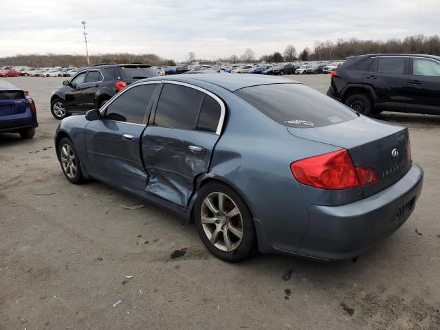 JNKCV51F35M307742 - 2005 INFINITI G35 BLUE photo 2