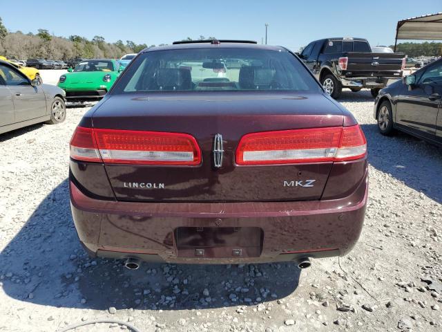 3LNHL2GC6CR828866 - 2012 LINCOLN MKZ BURGUNDY photo 6