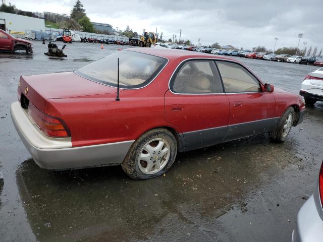 JT8VK13T2N0018498 - 1992 LEXUS ES 300 RED photo 3