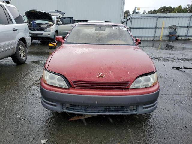 JT8VK13T2N0018498 - 1992 LEXUS ES 300 RED photo 5