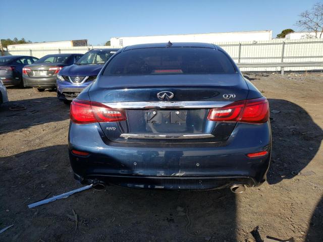 JN1BY1AR1JM220801 - 2018 INFINITI Q70 3.7 LUXE BLUE photo 6