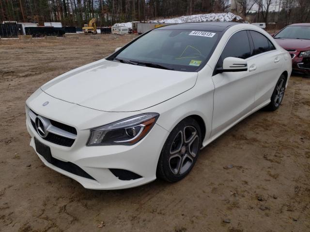 WDDSJ4GB7EN114503 - 2014 MERCEDES-BENZ CLA 250 4MATIC WHITE photo 1