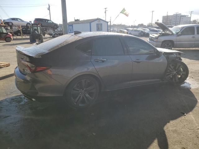 19UUB6F58NA000168 - 2022 ACURA TLX TECH A GRAY photo 3