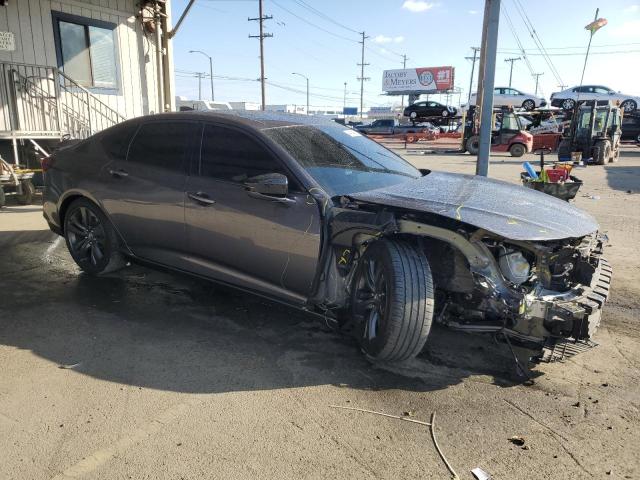 19UUB6F58NA000168 - 2022 ACURA TLX TECH A GRAY photo 4