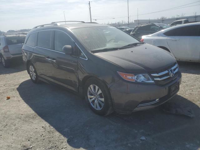 5FNRL5H63FB102861 - 2015 HONDA ODYSSEY EXL GRAY photo 4