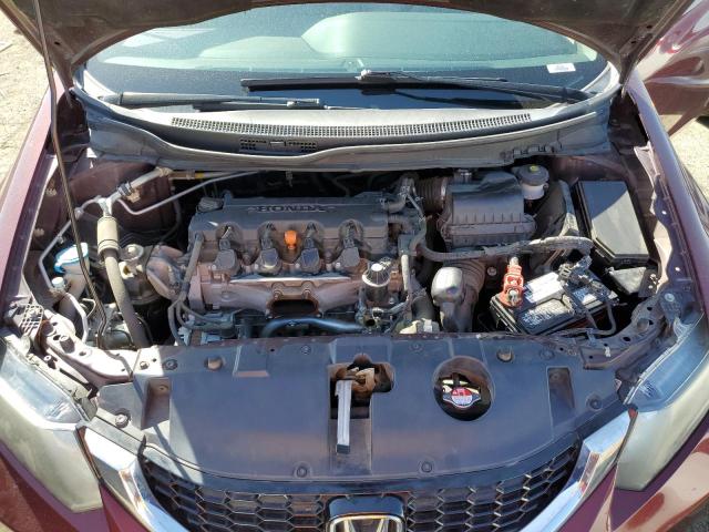 2HGFB2F90FH520484 - 2015 HONDA CIVIC EXL BURGUNDY photo 11