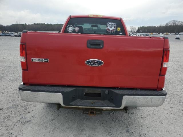 1FTRF12W44NA08964 - 2004 FORD F150 RED photo 6