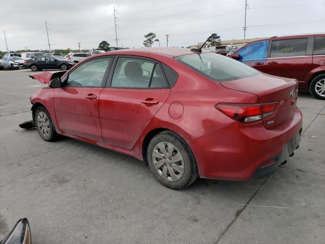 3KPA24AB4KE197089 - 2019 KIA RIO S RED photo 2