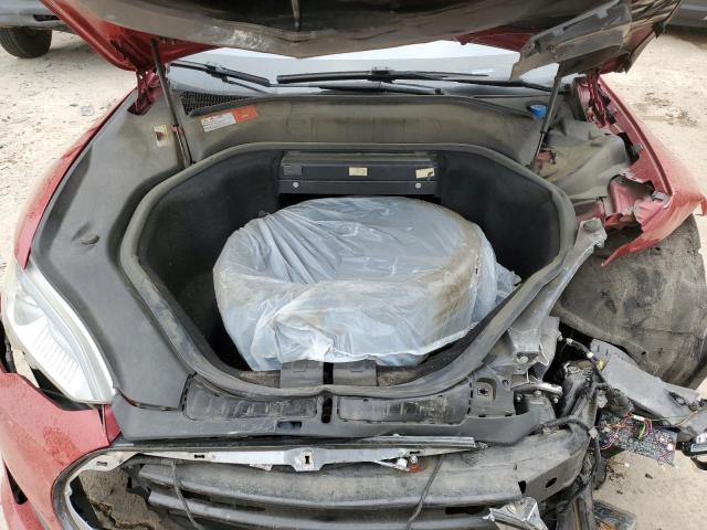 5YJSA1H19EFP44925 - 2014 TESLA MODEL S Կարմիր լուսանկար 11