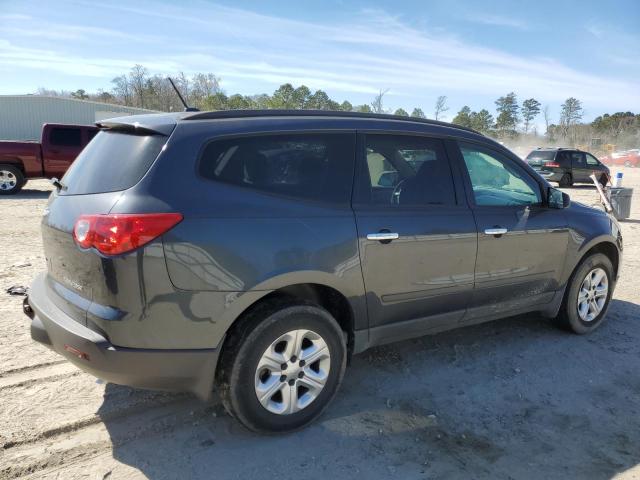 1GNKRFED7CJ249057 - 2012 CHEVROLET TRAVERSE LS GRAY photo 3