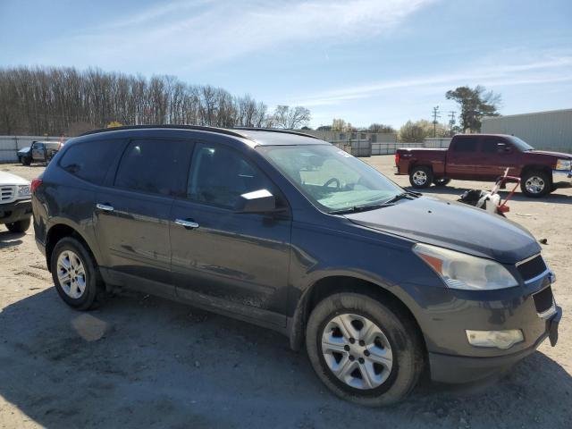 1GNKRFED7CJ249057 - 2012 CHEVROLET TRAVERSE LS GRAY photo 4