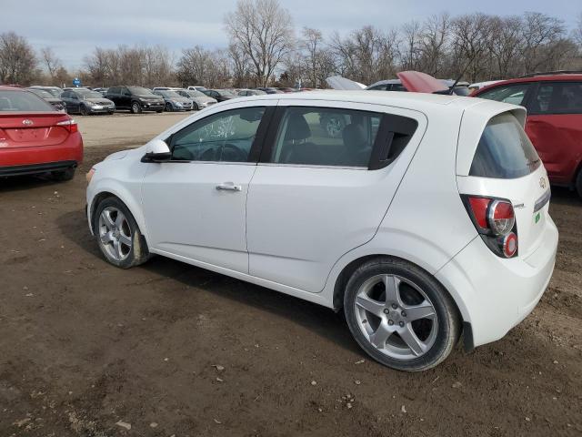 1G1JE6SB6C4202399 - 2012 CHEVROLET SONIC LTZ WHITE photo 2