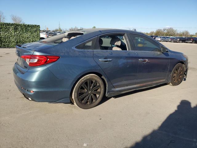 5NPE34AF9FH061687 - 2015 HYUNDAI SONATA SPORT BLUE photo 3