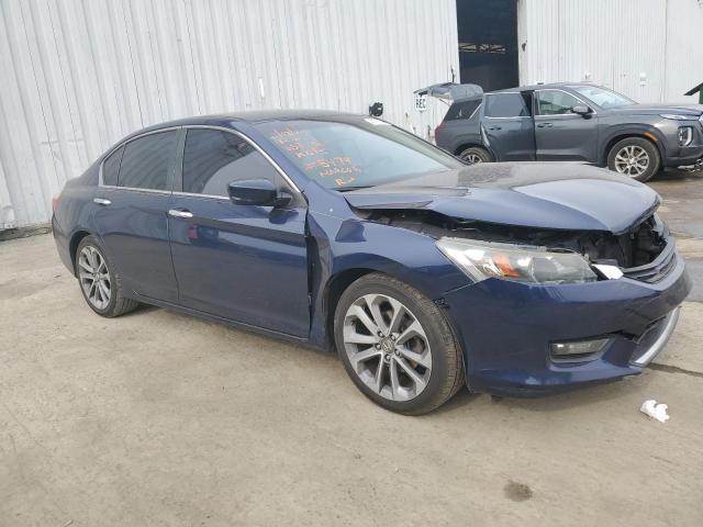 1HGCR2F50FA105479 - 2015 HONDA ACCORD SPORT BLUE photo 4