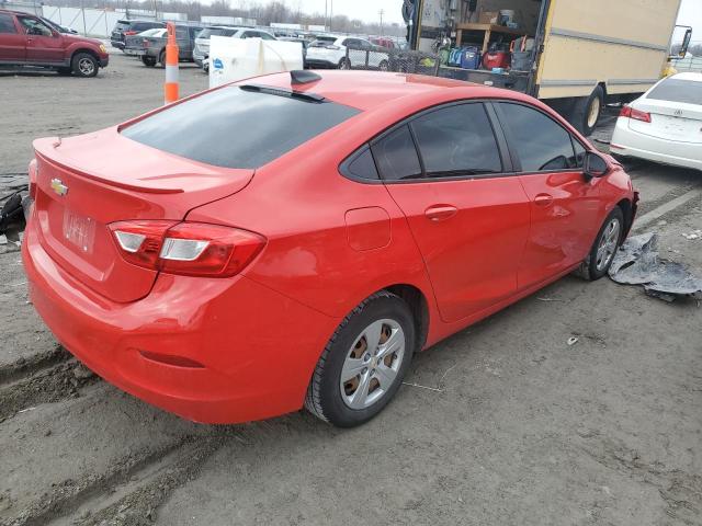 1G1BC5SM6H7120684 - 2017 CHEVROLET CRUZE LS RED photo 3