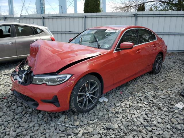 WBA5R7C56KAJ82308 - 2019 BMW 330XI RED photo 1