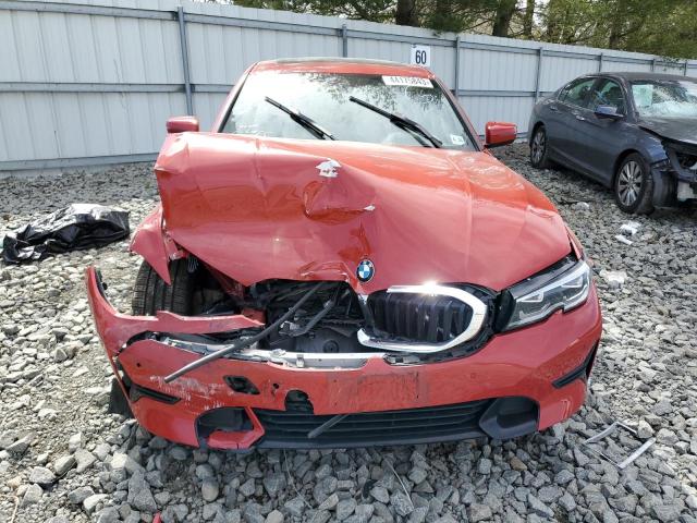 WBA5R7C56KAJ82308 - 2019 BMW 330XI RED photo 5