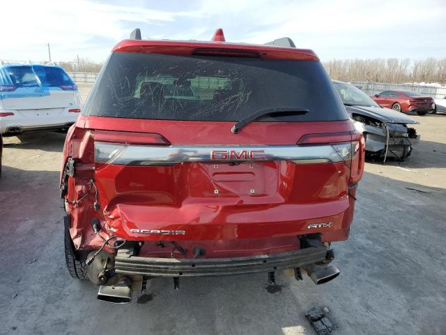 1GKKNLLS6MZ227711 - 2021 GMC ACADIA AT4 RED photo 6