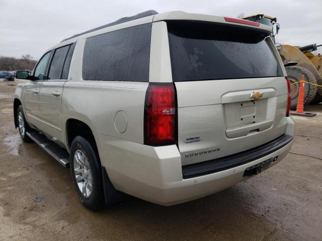 1GNSKHKC1GR394629 - 2016 CHEVROLET SUBURBAN K1500 LT BEIGE photo 2