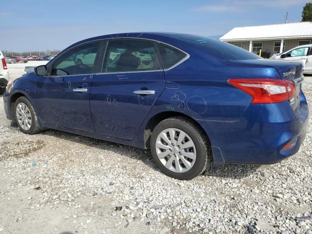 3N1AB7AP1KY416962 - 2019 NISSAN SENTRA S BLUE photo 2