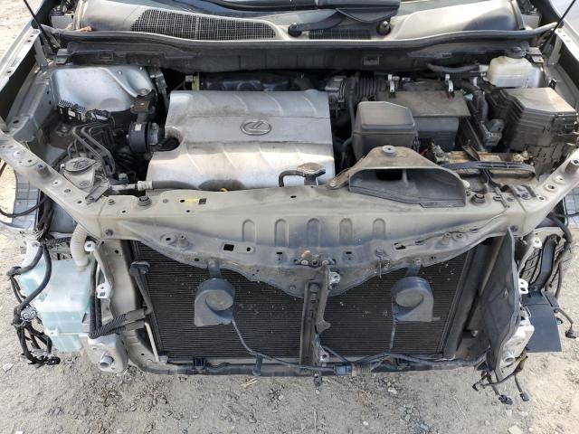 2T2ZK1BA0AC014044 - 2010 LEXUS RX 350 SILVER photo 11