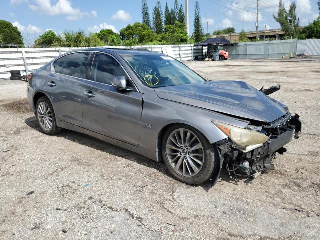 JN1EV7AR0KM554375 - 2019 INFINITI Q50 LUXE GRAY photo 4