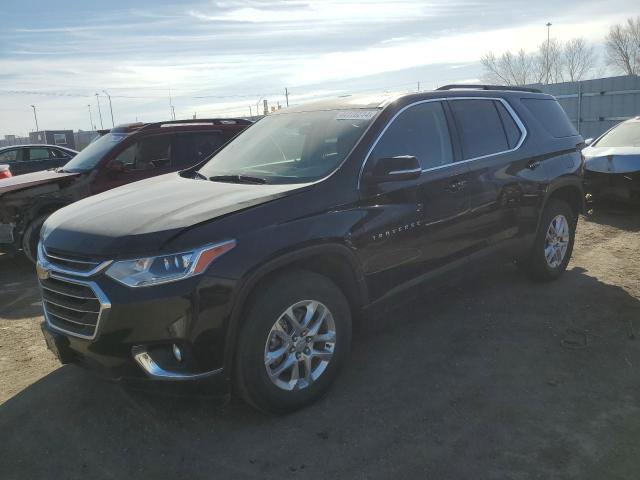 1GNERGKW0MJ259228 - 2021 CHEVROLET TRAVERSE LT BLACK photo 1