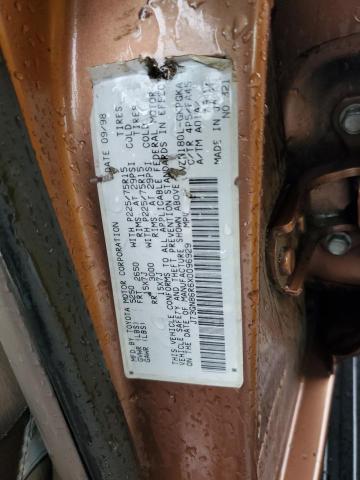 JT3GN86R6X0096929 - 1999 TOYOTA 4RUNNER SR5 棕色 照片 13