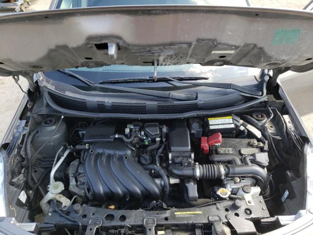 3N1CN7AP7FL900668 - 2015 NISSAN VERSA S GRAY photo 11