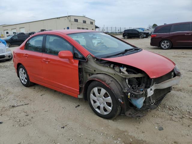 2HGFA1F5XAH537487 - 2010 HONDA CIVIC LX RED photo 4