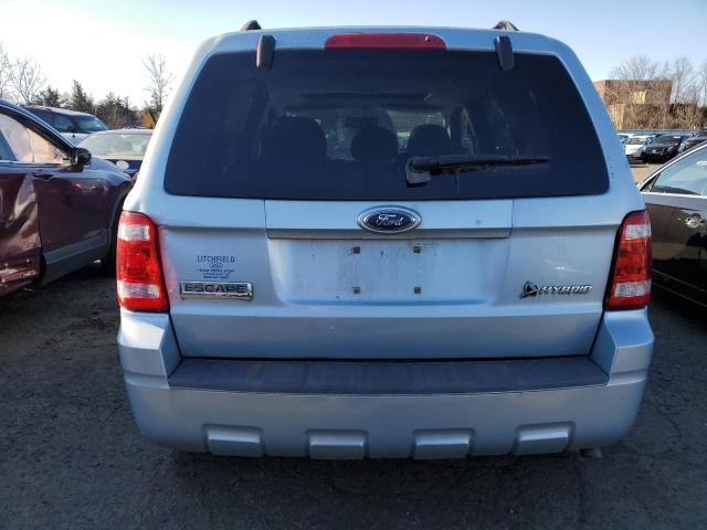 1FMCU59339KC33346 - 2009 FORD ESCAPE HYBRID TURQUOISE photo 6