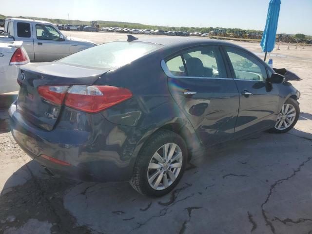 KNAFX4A81E5168321 - 2014 KIA FORTE EX GRAY photo 3