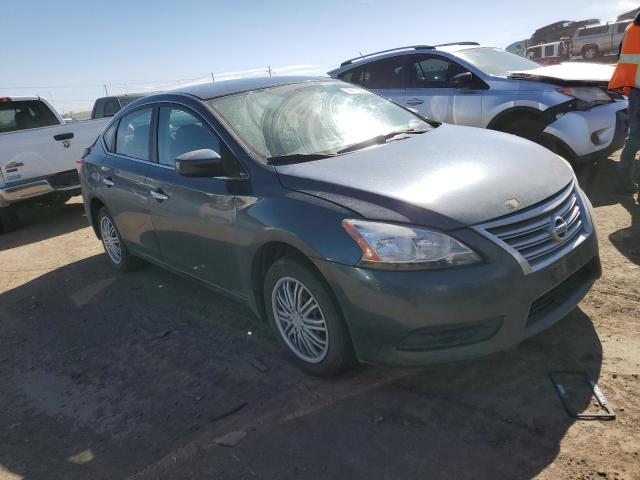 3N1AB7AP3EL676958 - 2014 NISSAN SENTRA S BLUE photo 4