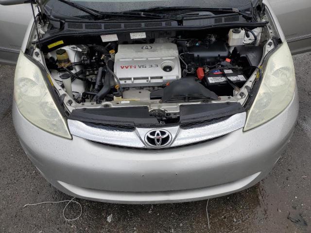 5TDZA22C46S521168 - 2006 TOYOTA SIENNA XLE SILVER photo 12