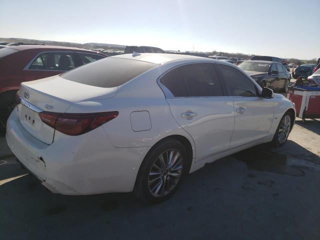 JN1EV7AR2JM442952 - 2018 INFINITI Q50 LUXE WHITE photo 3