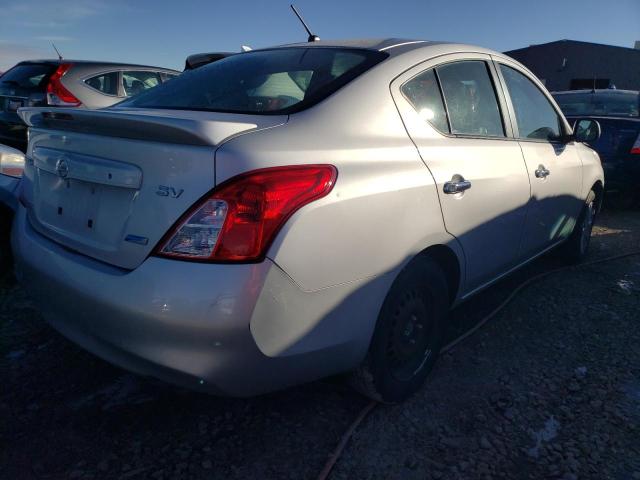 3N1CN7AP9DL883546 - 2013 NISSAN VERSA S SILVER photo 3