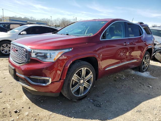 1GKKNXLS0JZ173051 - 2018 GMC ACADIA DENALI MAROON photo 1