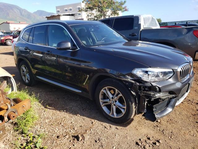 5UXTY3C03M9H02433 - 2021 BMW X3 SDRIVE30I BLACK photo 4