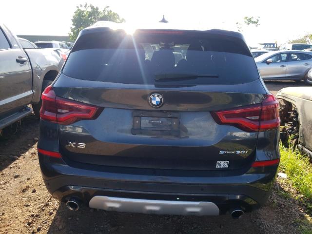 5UXTY3C03M9H02433 - 2021 BMW X3 SDRIVE30I BLACK photo 6