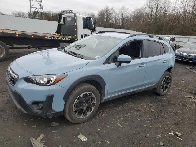 JF2GTAPC9MH236876 - 2021 SUBARU CROSSTREK PREMIUM BLUE photo 1