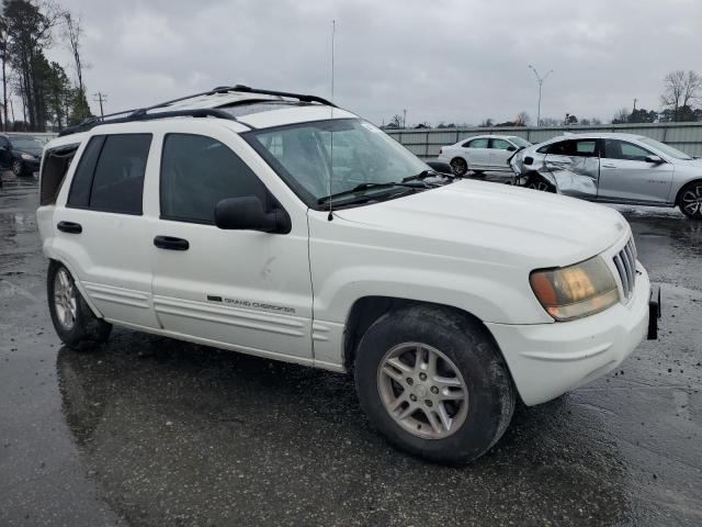 1J4GX48N14C360443 - 2004 JEEP GRAND CHER LAREDO WHITE photo 4