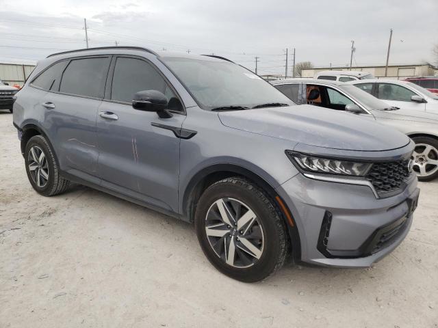 5XYRL4LC2MG052466 - 2021 KIA SORENTO S GRAY photo 4