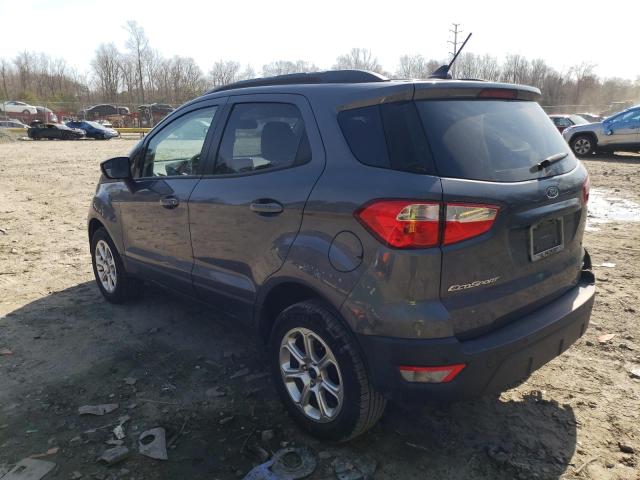 MAJ6S3GL6KC261761 - 2019 FORD ECOSPORT SE GRAY photo 2