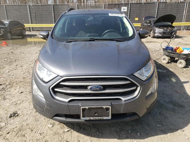 MAJ6S3GL6KC261761 - 2019 FORD ECOSPORT SE GRAY photo 5