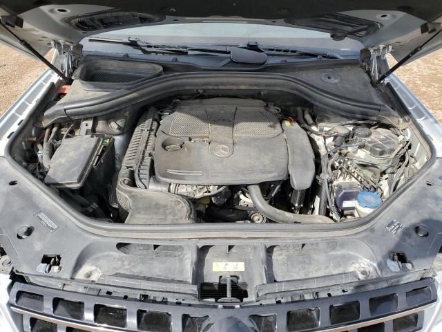 4JGDA5HBXCA017142 - 2012 MERCEDES-BENZ ML 350 4MATIC SILVER photo 11