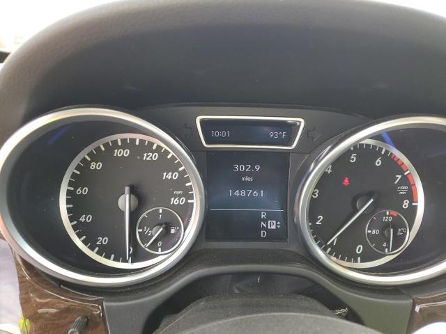 4JGDA5HBXCA017142 - 2012 MERCEDES-BENZ ML 350 4MATIC SILVER photo 9